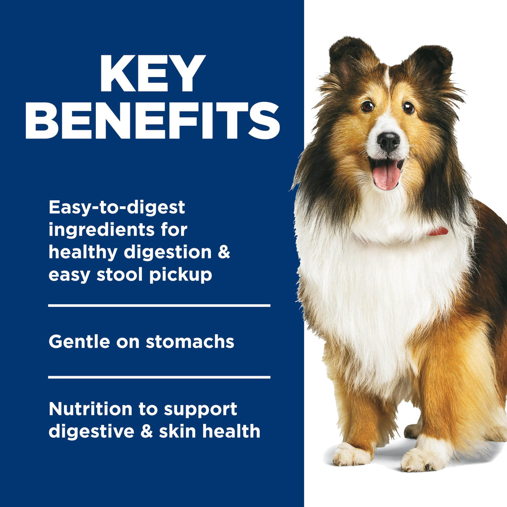 Hill's Science Diet chicken and vegetable entrée pouch with balanced nutrition for dogs.