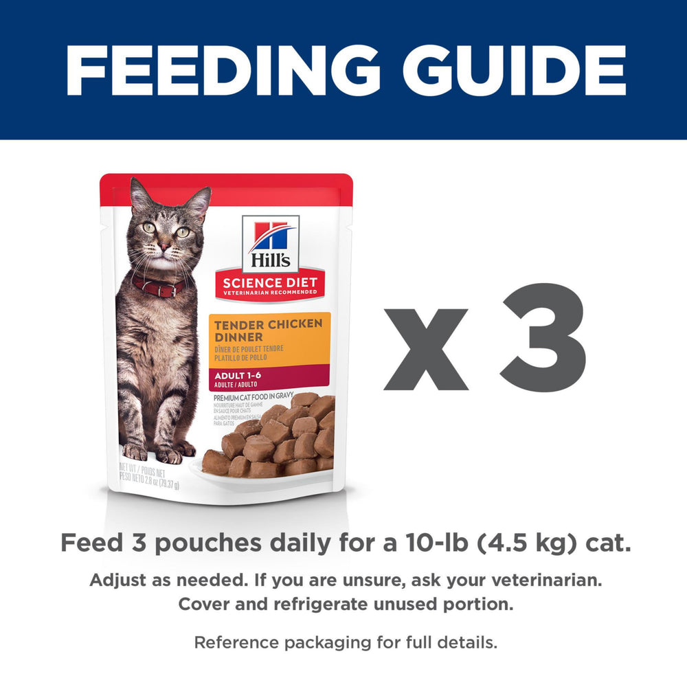 Hill's Science Diet complete nutrition in convenient pouches for busy households