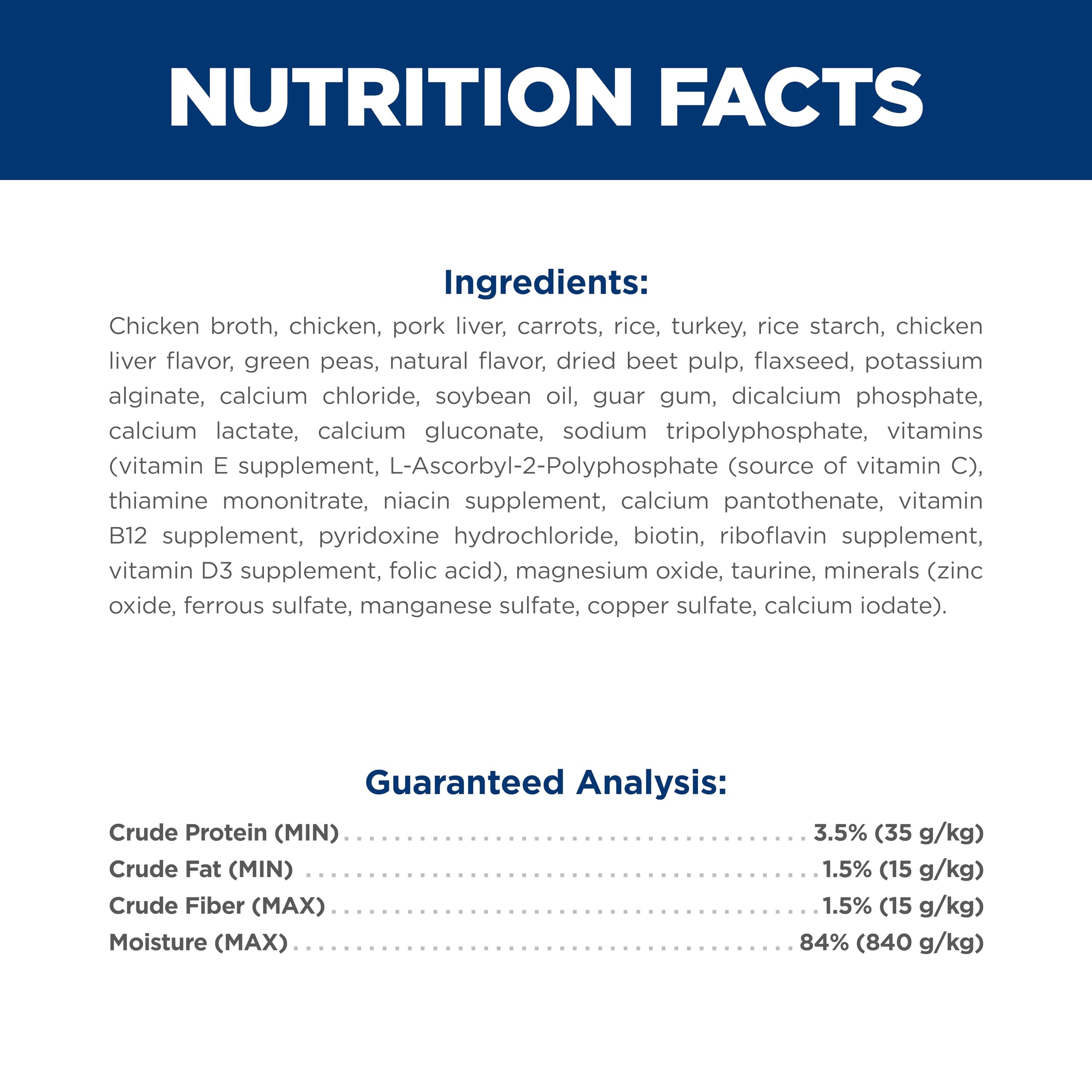 Hill's Science Diet grain-free formula promotes easy digestion