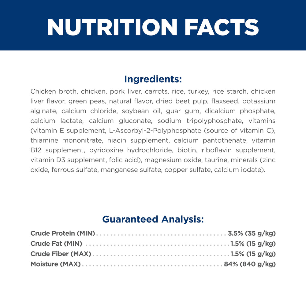 Hill's Science Diet grain-free formula promotes easy digestion