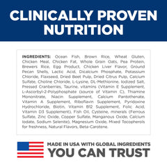 Bag label highlights natural ingredients for trusted quality