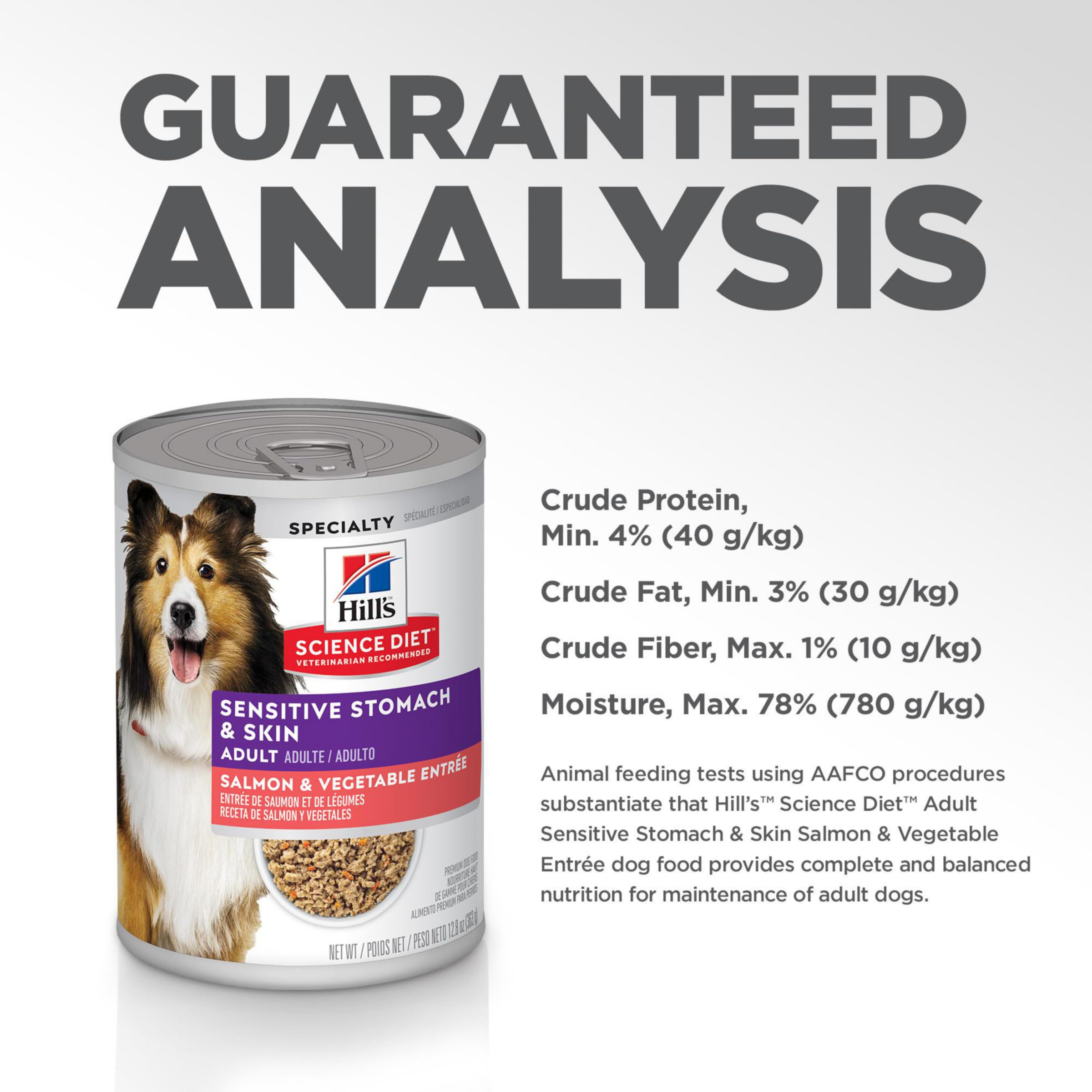 US-made Hill's Science Diet with global ingredients label.