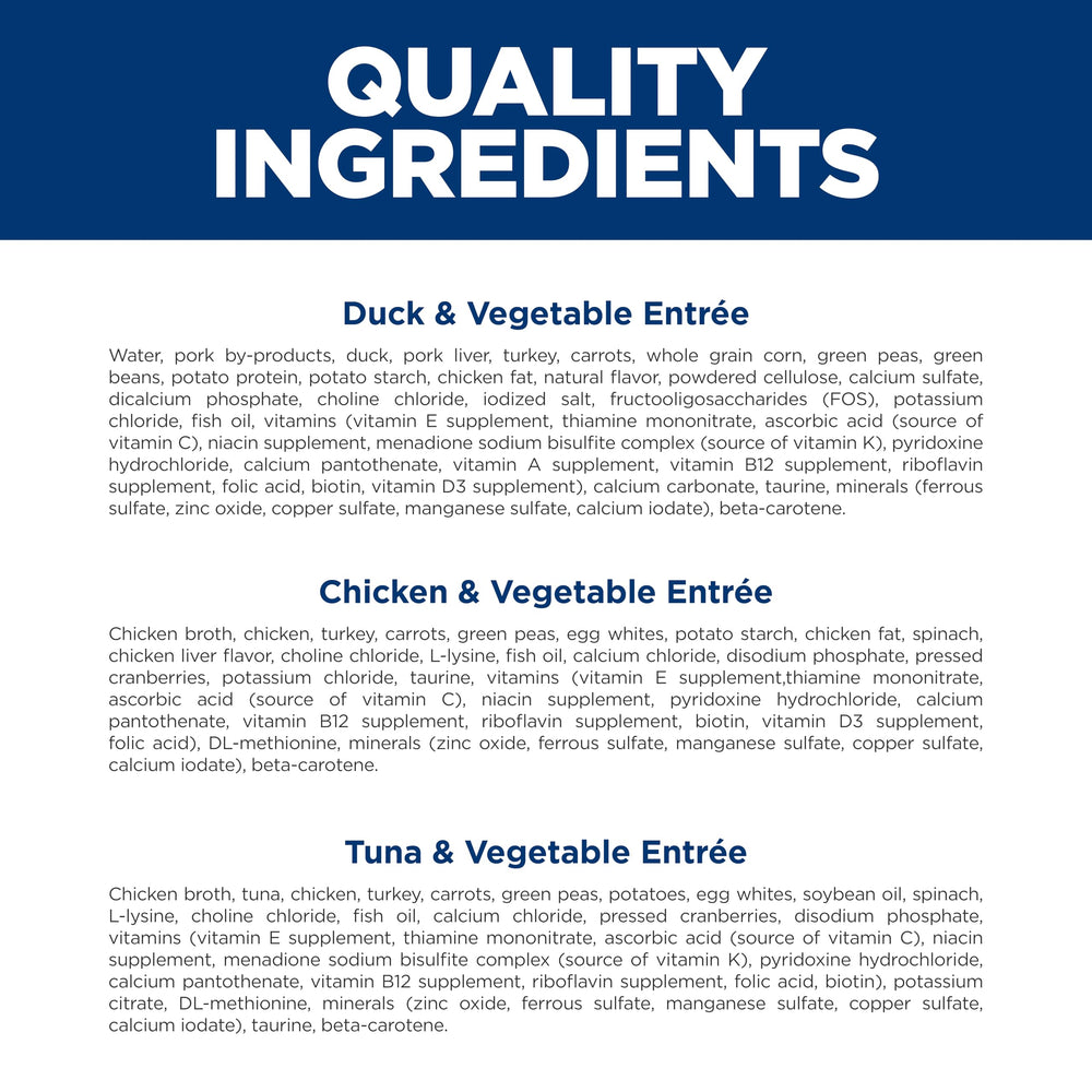 Hill's Science Diet natural ingredients close-up supporting balanced nutrition.