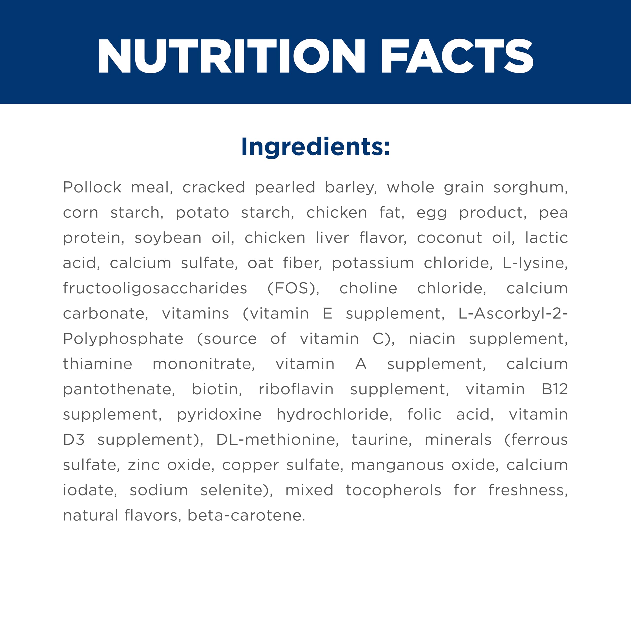 Hill's Science Diet natural ingredients image communicates quality and balance.