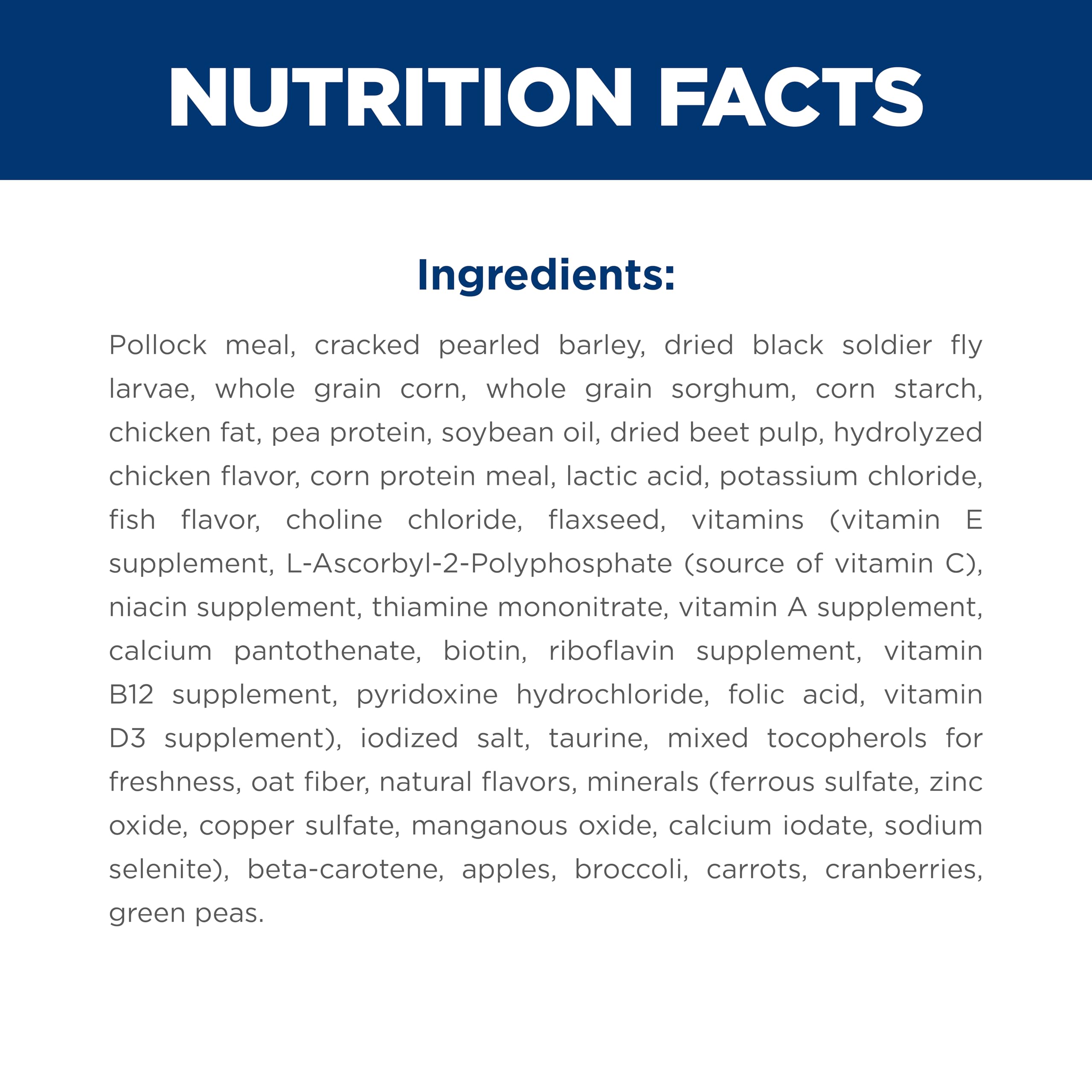 Hill's Science Diet prebiotic-fiber formula supports digestion in dogs