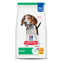 Hill's Science Diet Puppy bag-front showing natural ingredients for healthy growth