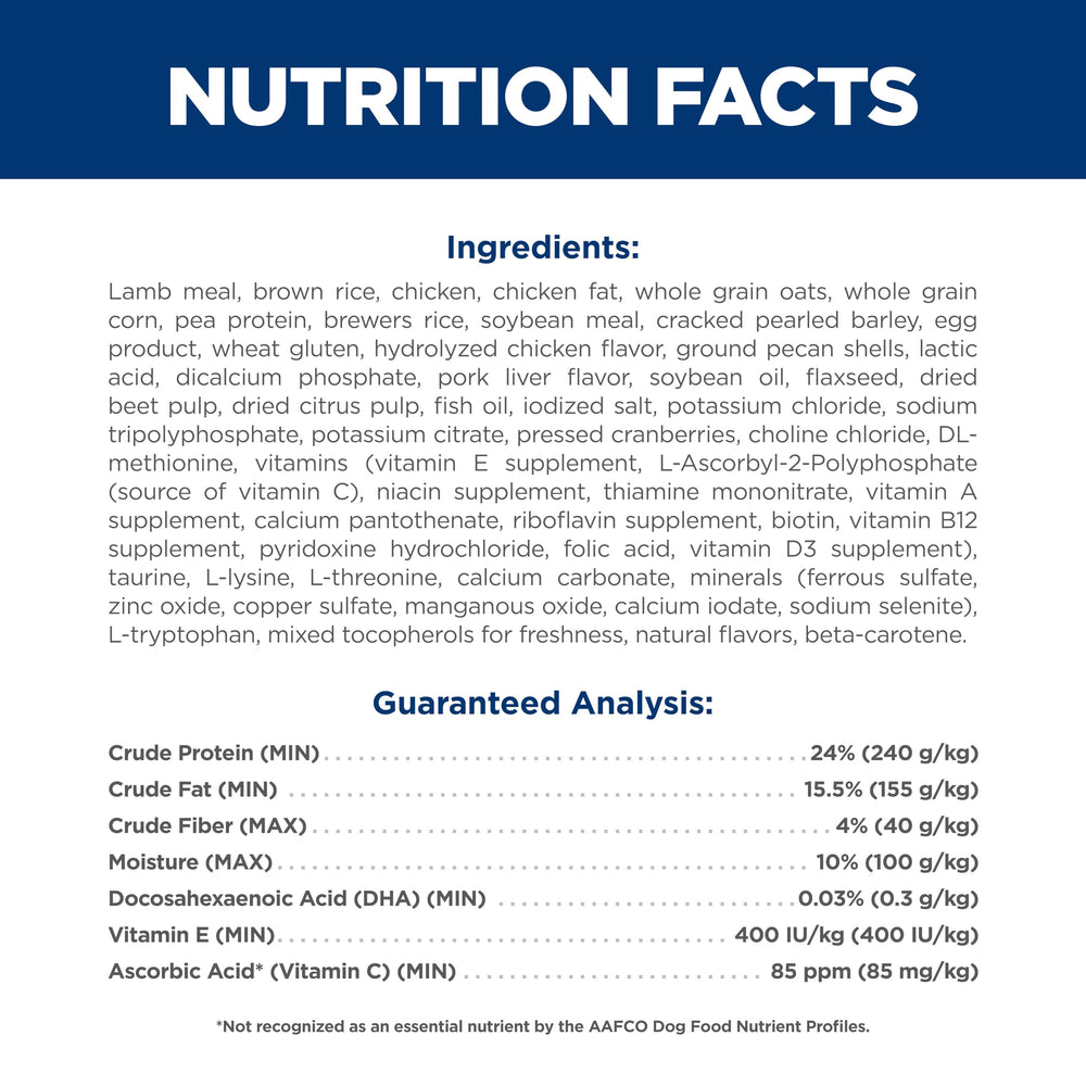Hill's Science Diet Puppy Lamb Meal & Brown Rice muscle image: high-quality proteins fuel growing muscles.