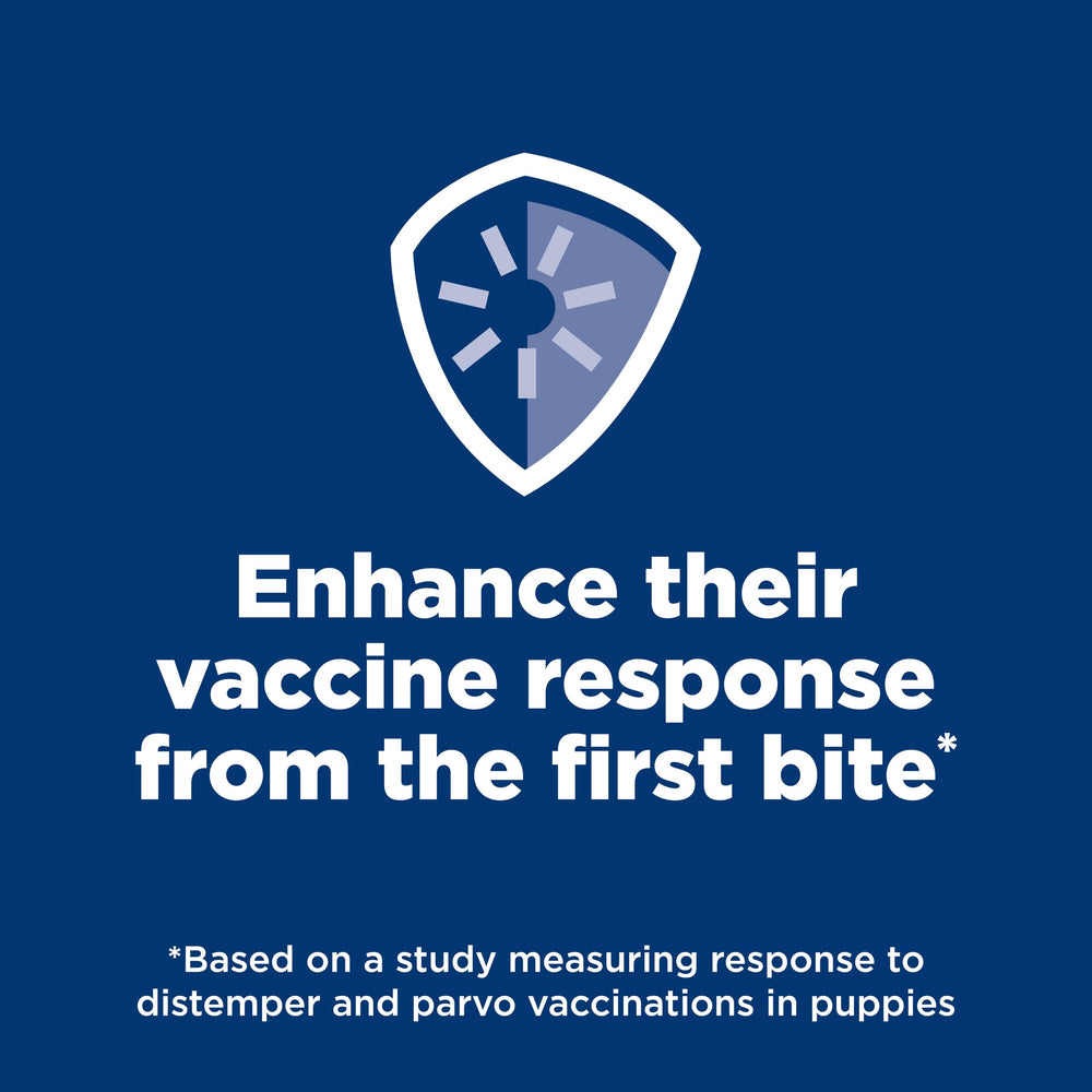 Hill's Science Diet Puppy Small Bites puppy mealtime shot emphasizes flavor appeal for picky eaters
