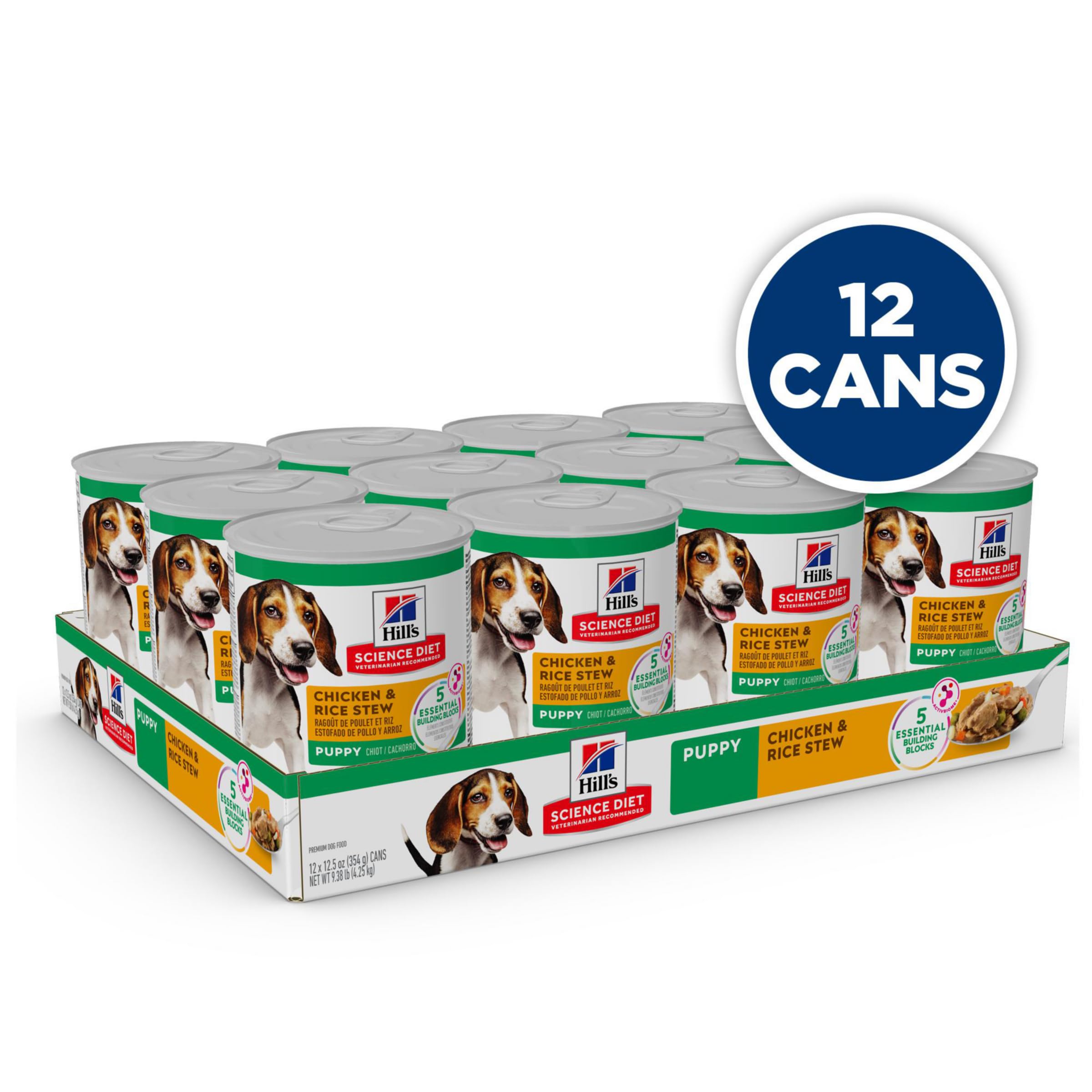 Hill's Science Diet Puppy Chicken & Rice Stew can promotes easy digestion