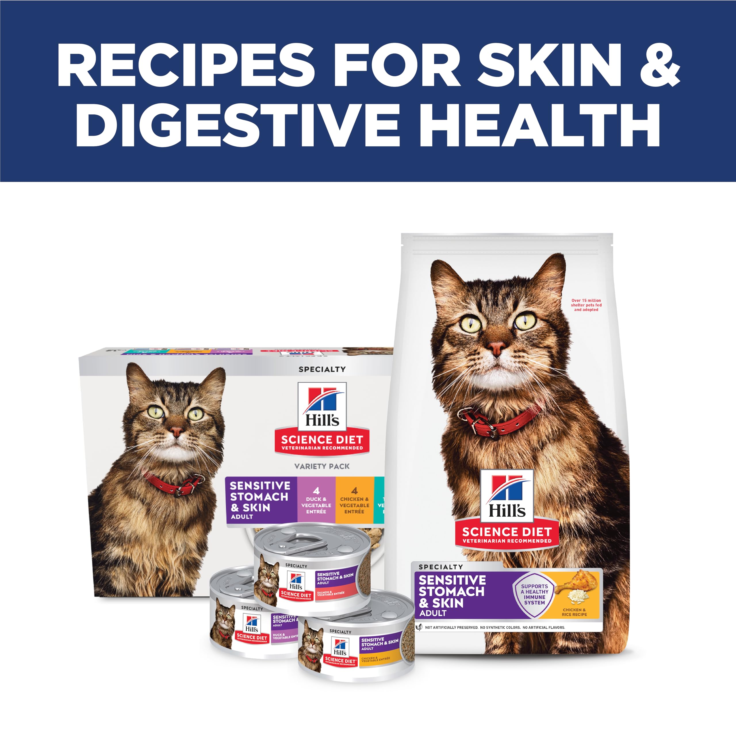 Grain-free Hill's Science Diet supports digestion and skin health