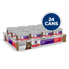 Hill's Science Diet Sensitive Stomach & Skin close-up salmon texture promotes palatability