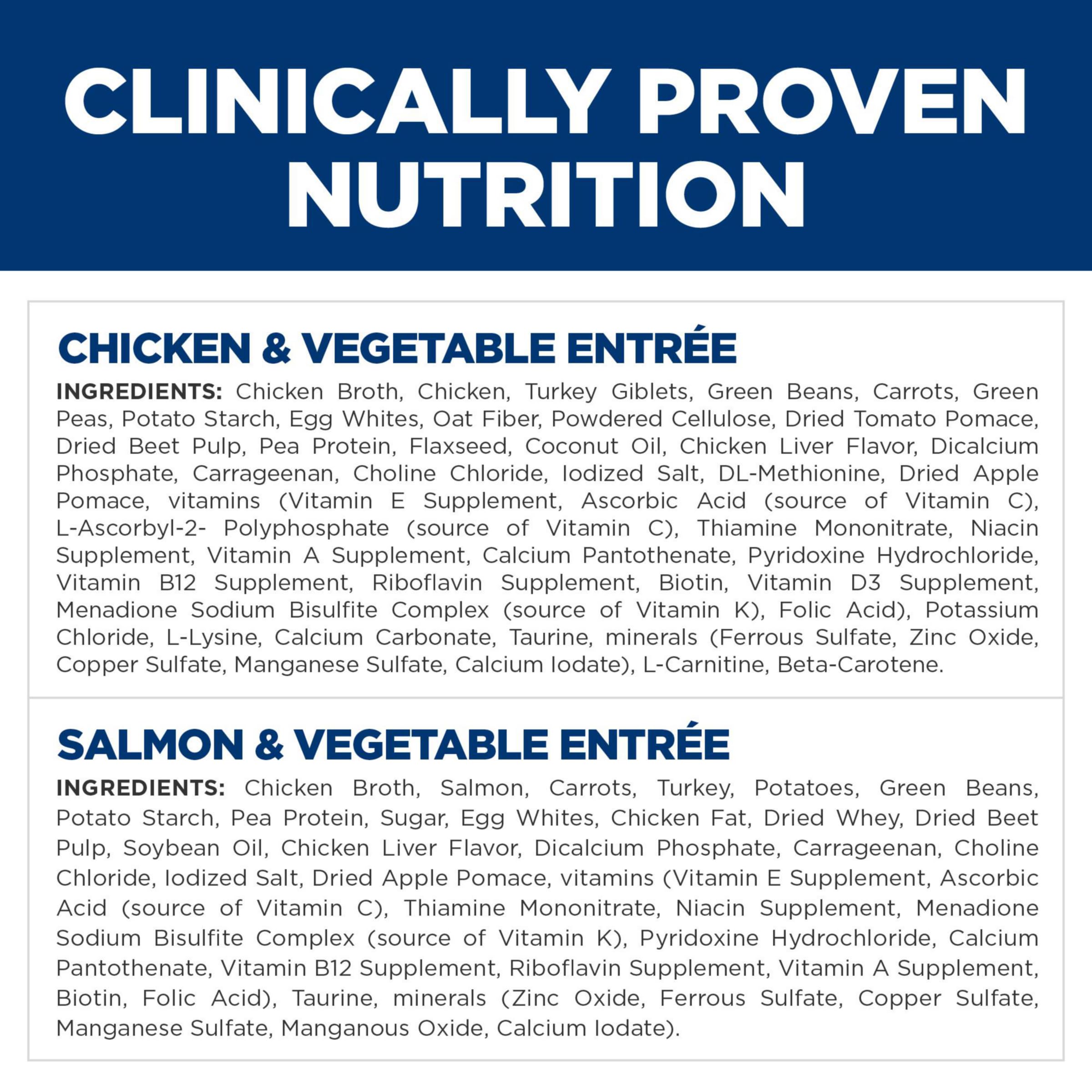 Hill's Science Diet serving bowl with chicken and vegetable, ideal for mealtime variety.