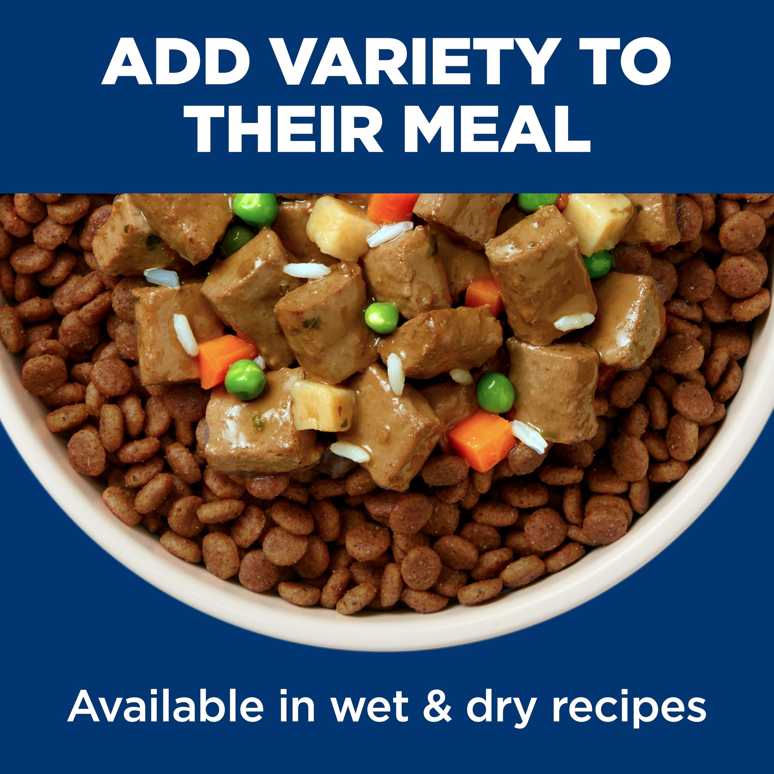 Hill's Science Diet USA-made ingredients icon reinforces quality sourcing for adult dogs.