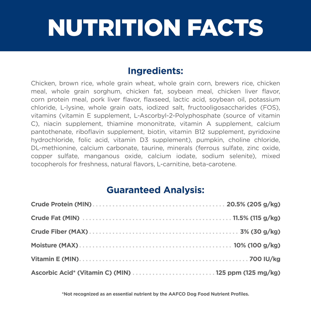 USA-made ingredients graphic for Hill's Science Diet Small & Mini