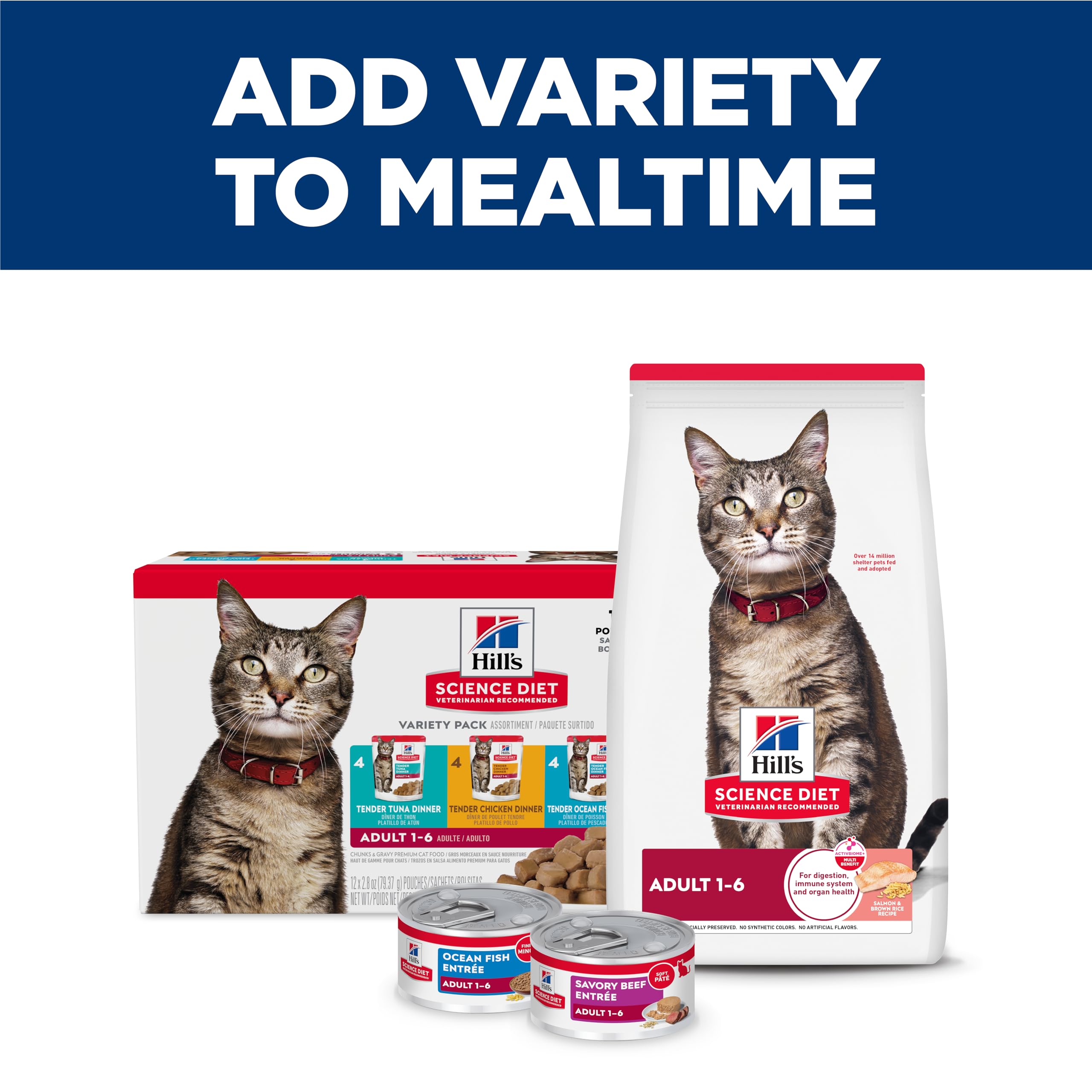 Hill's Science Diet veterinarian-recommended brand statement for pet nutrition