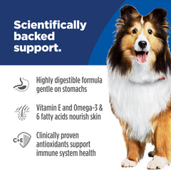 Close-up of Hill's Science Diet wet food with tender chunks.