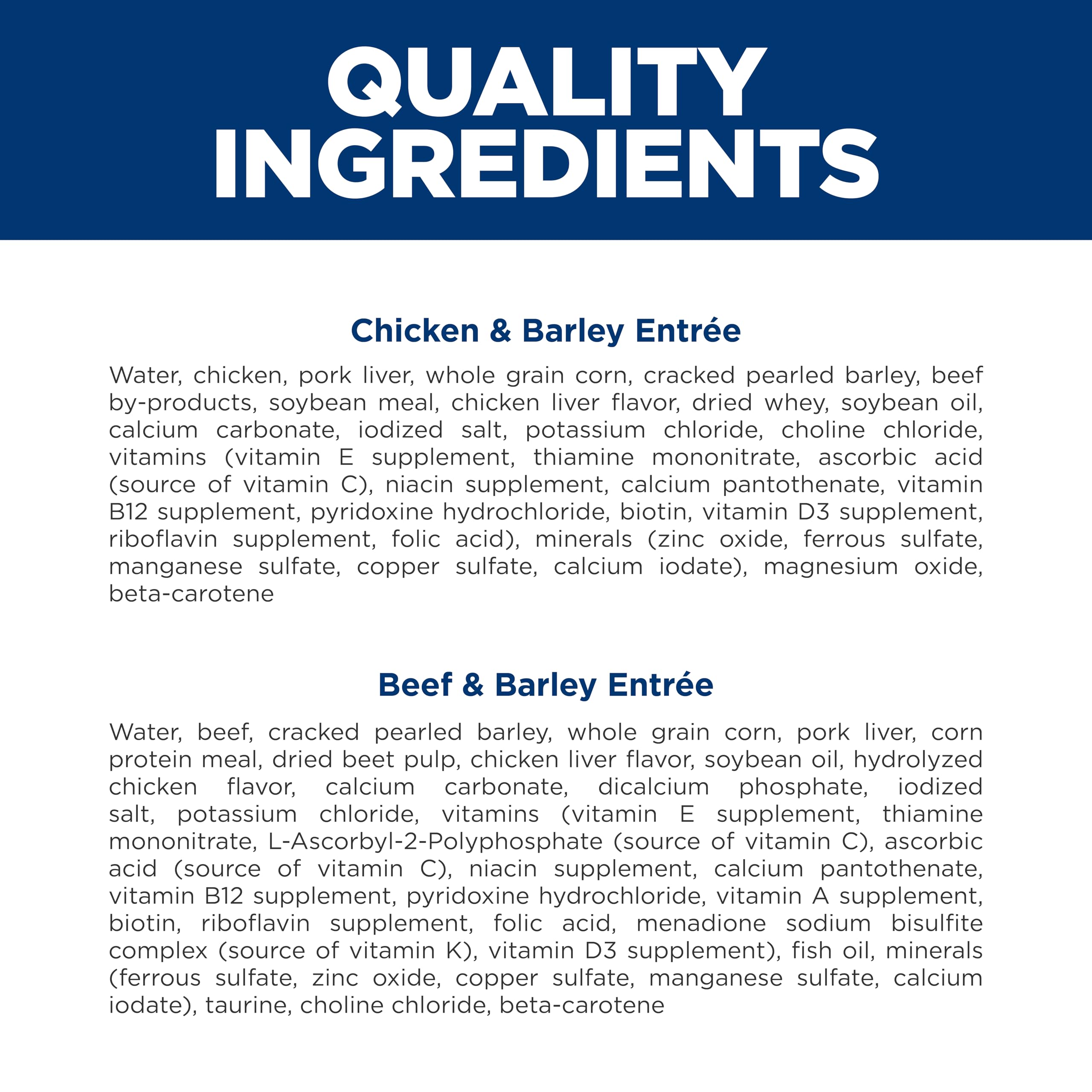 Hill's Science Diet wet dog food can presented as a complete meal.
