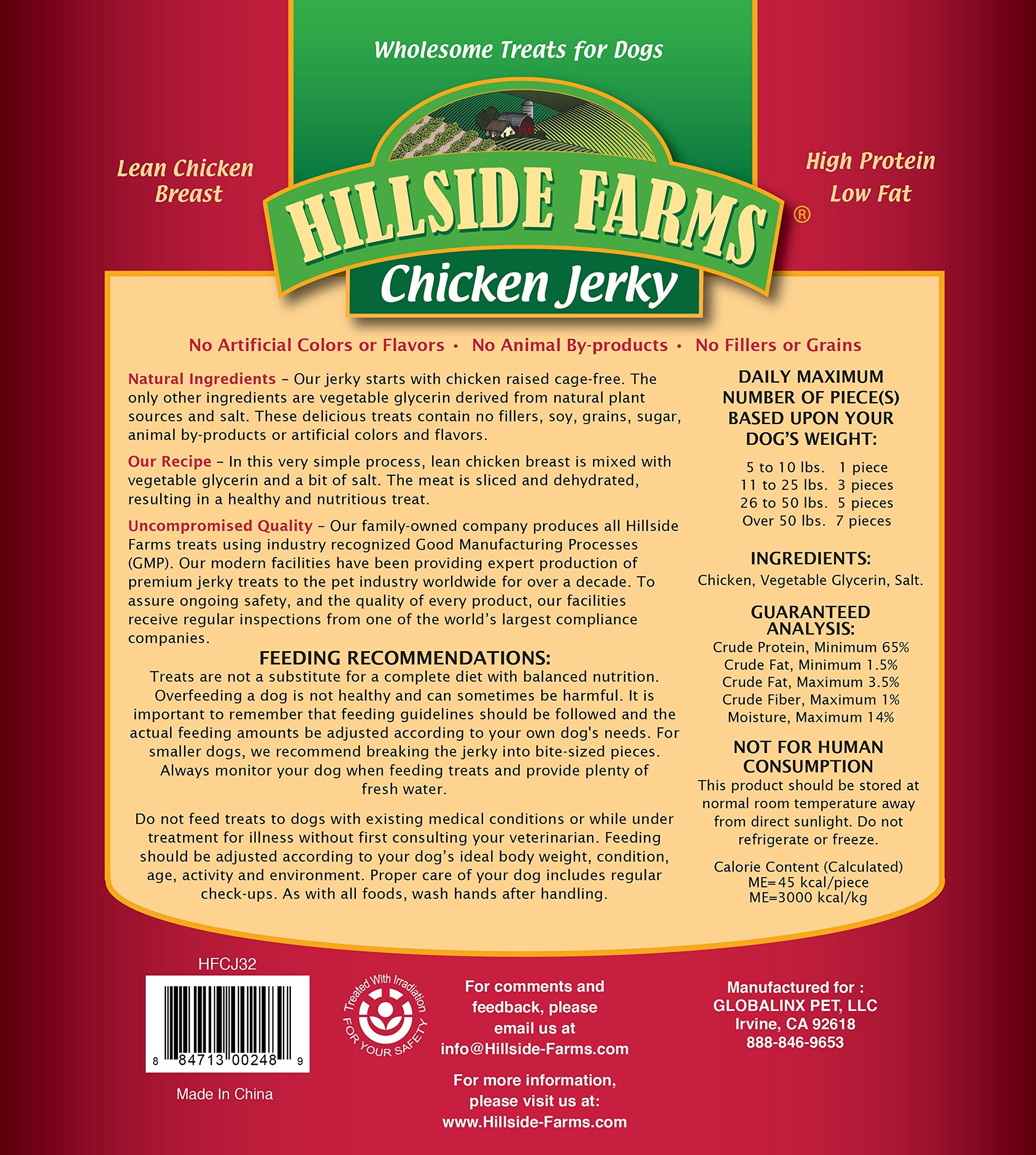 Hillside Farms dog treat soft jerky perfect for training and quick rewards.