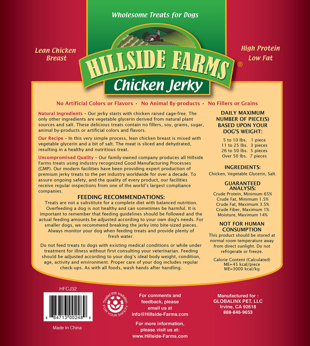 Hillside Farms dog treat soft jerky perfect for training and quick rewards.