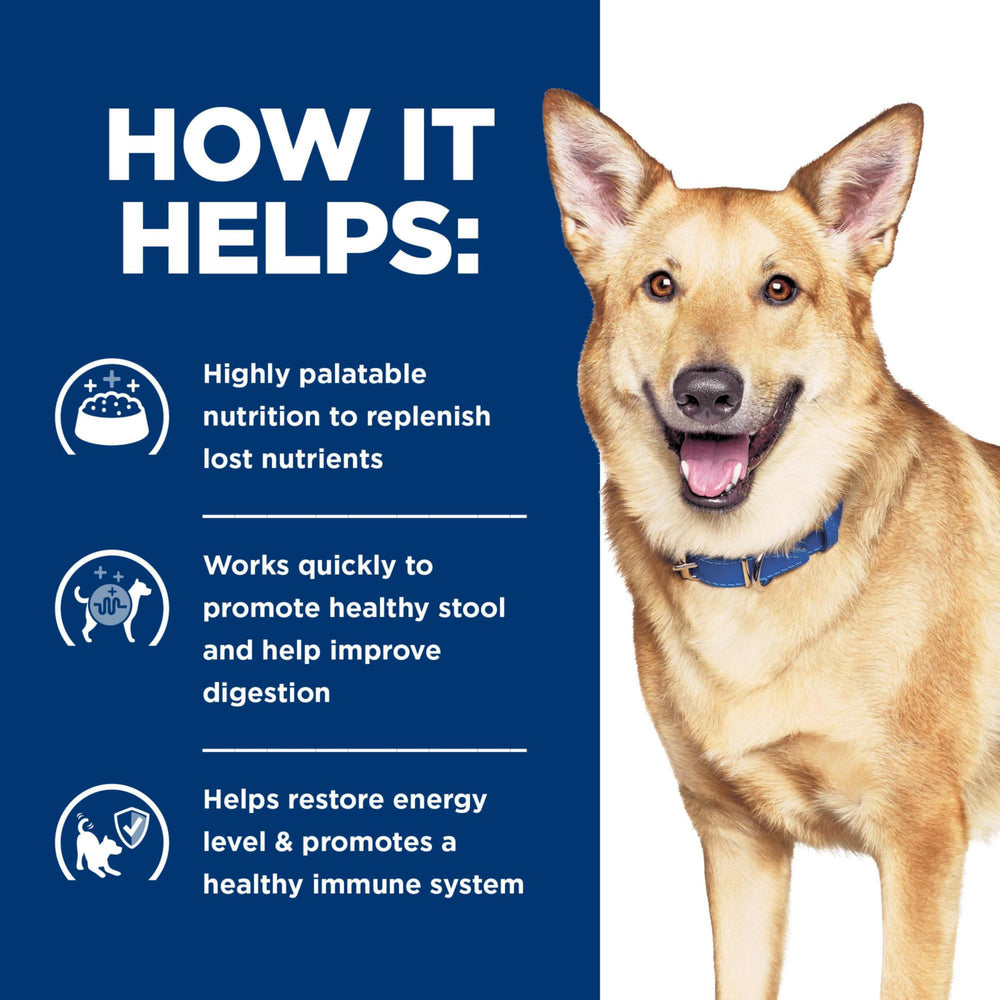 Hill's i/d label notes omega-3 and omega-6 fatty acids for healthy skin and coat.