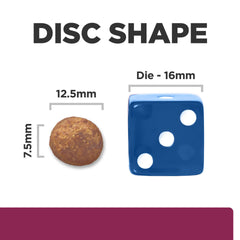 Hill's i/d serving bowl demonstrates convenient feeding with digestive care.