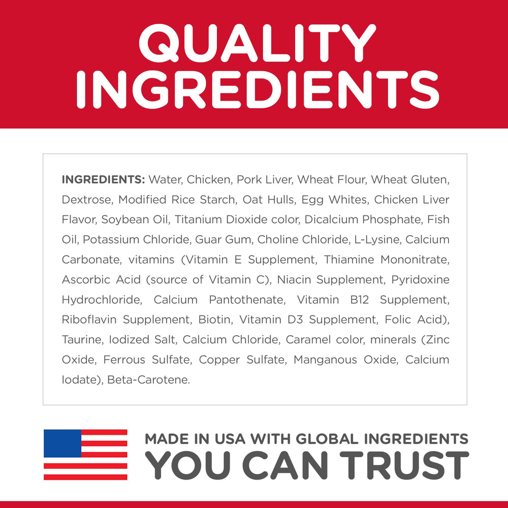 Can label of Hill's Science Diet chicken stew shows USA-made ingredients