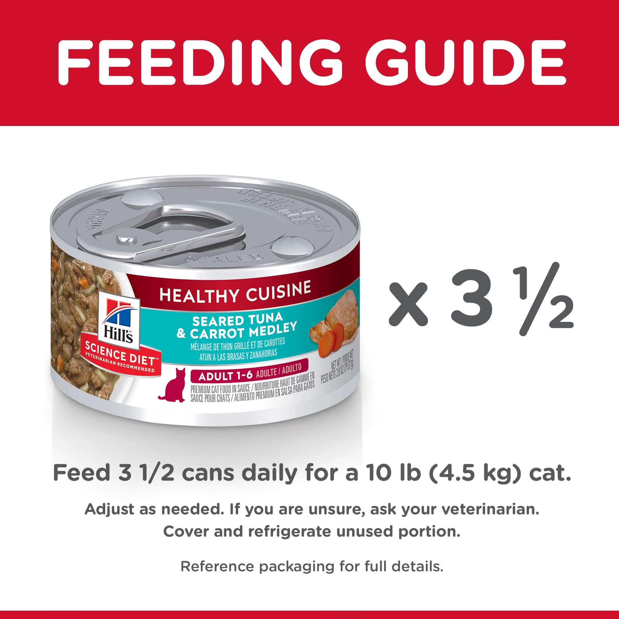 Case of 24 Hills Science Diet Healthy Cuisine cans for easy meal planning.