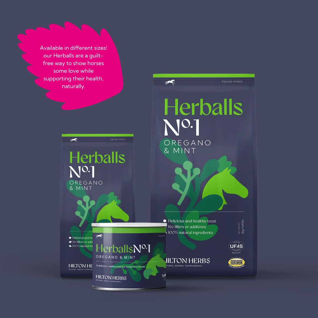 Hilton Herbs Herballs oregano-mint aroma enhances enjoyable training sessions.