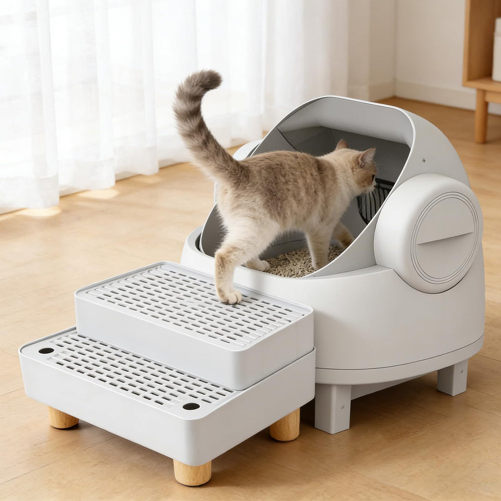 Himake compatible with standard and automatic litter boxes for easy setup.