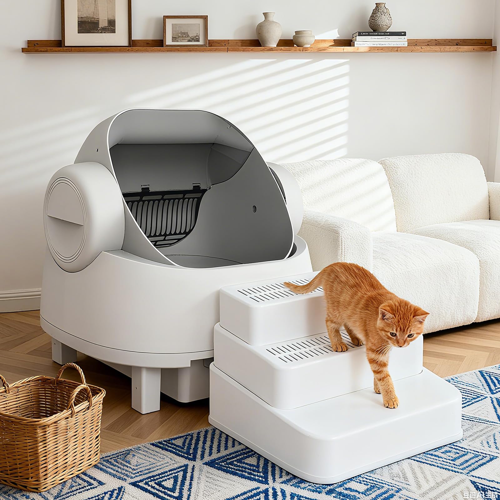 Himake versatile pet steps suit beds, couches, windowsills, and travel.