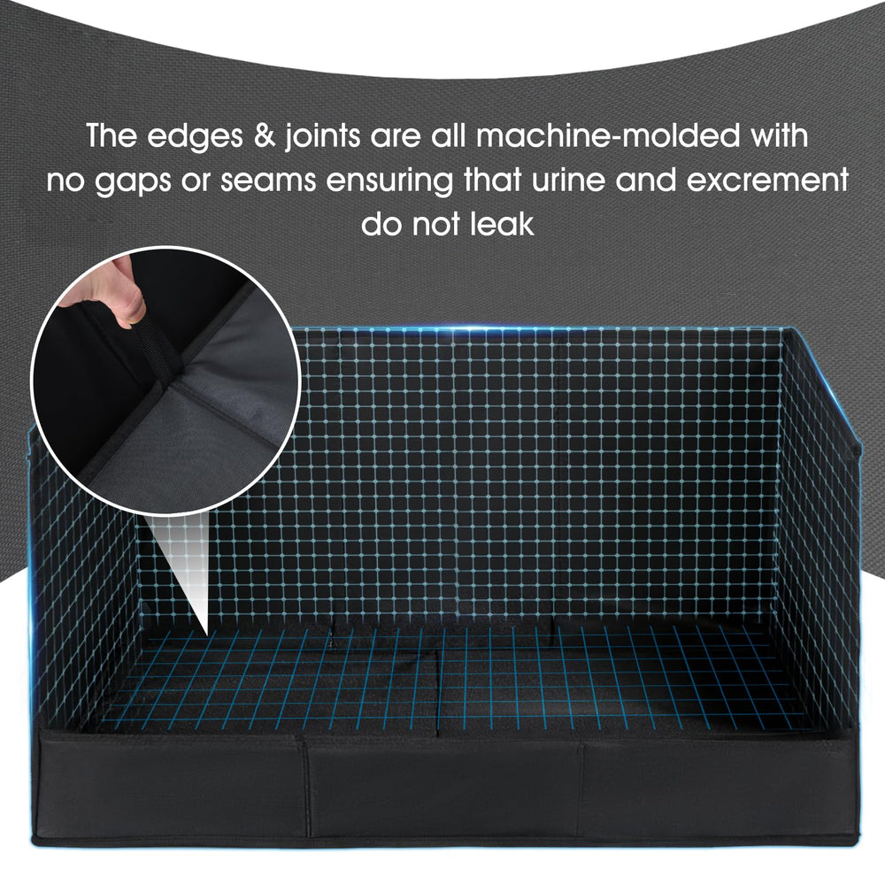 Himake pee pad holder foldable design enables quick setup and portability