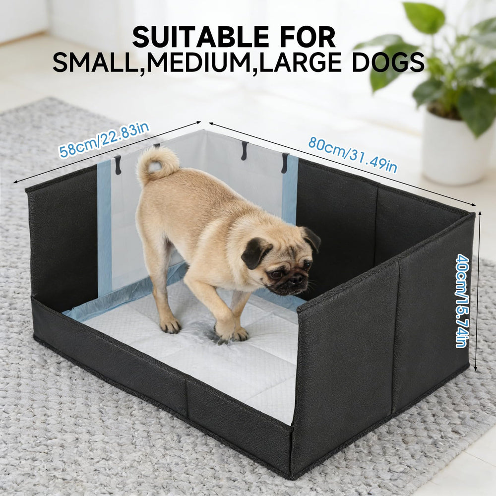 Himake waterproof dog potty tray cleans easily after use