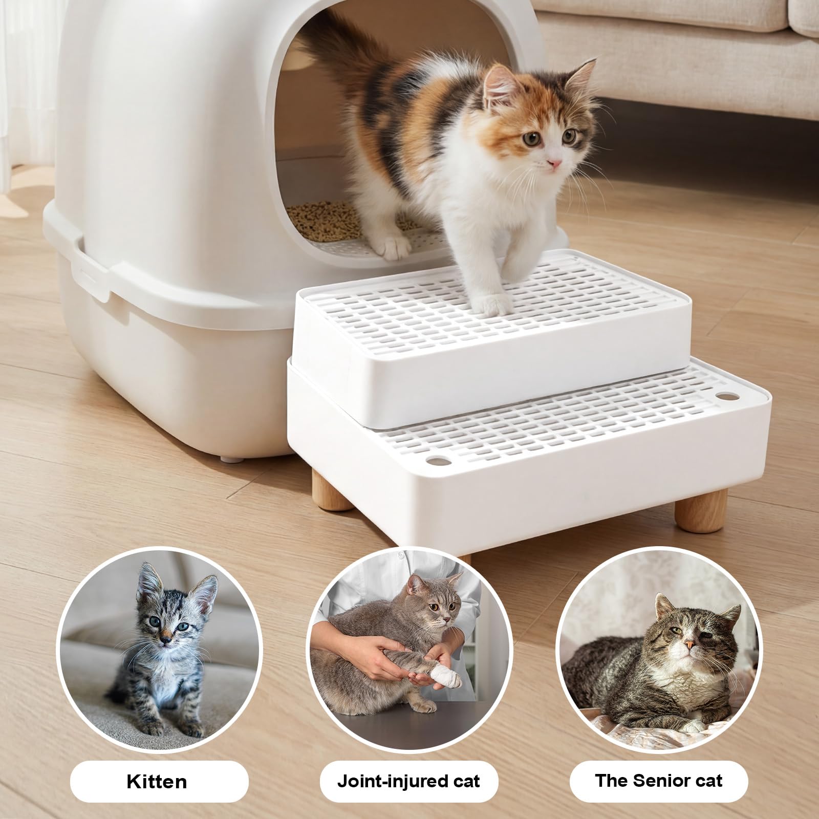 Himake fits automatic litter boxes for seamless integration