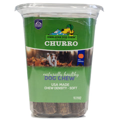 Himalayan Dog Chew Churro pumpkin cheese 6 inch chew ideal for canine dental play