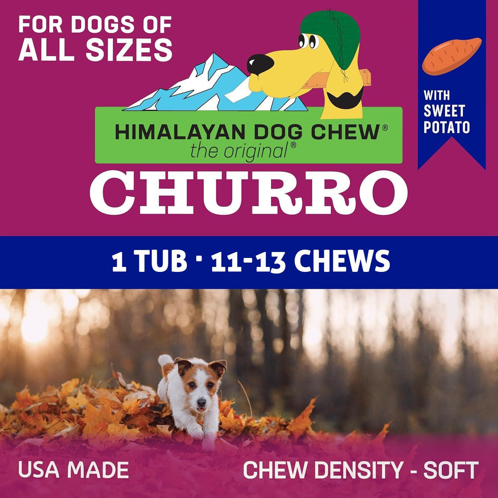 Himalayan Dog Chew CHURRO texture closeup shows dental grooves