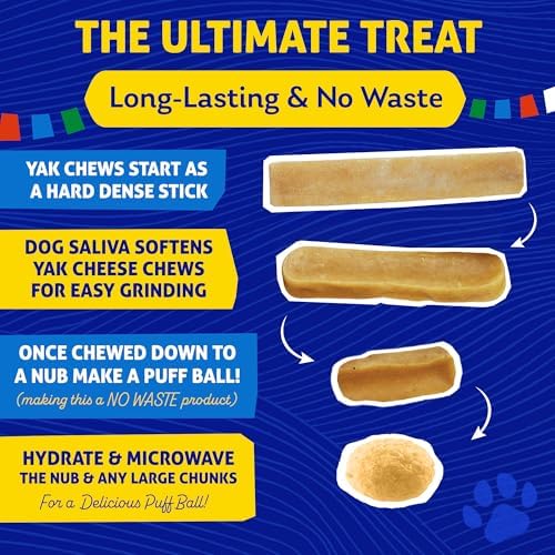 Himalayan Dog Chew ethically sourced Nepal farms closeup