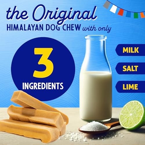 Ingredients from yak and cow milk used to make natural Himalayan cheese chew.