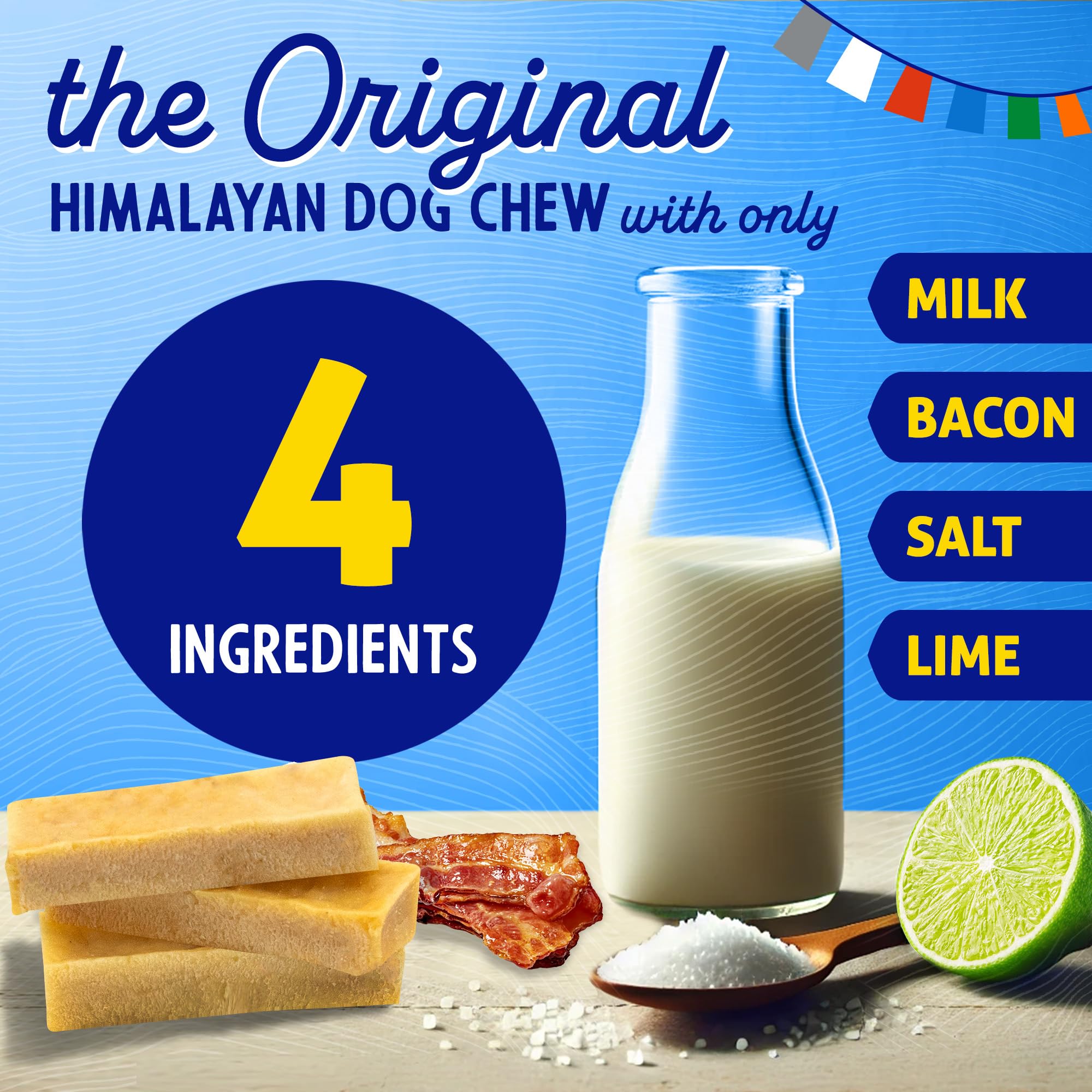 Long-lasting texture of Himalayan Dog Chew for durable chewing