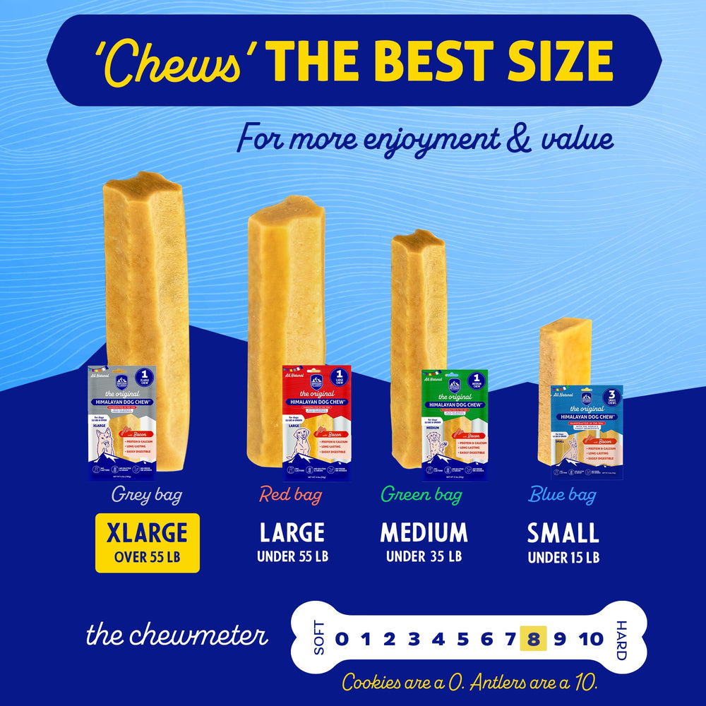 Himalayan Dog Chew packaging emphasizes gluten-free and lactose-free attributes