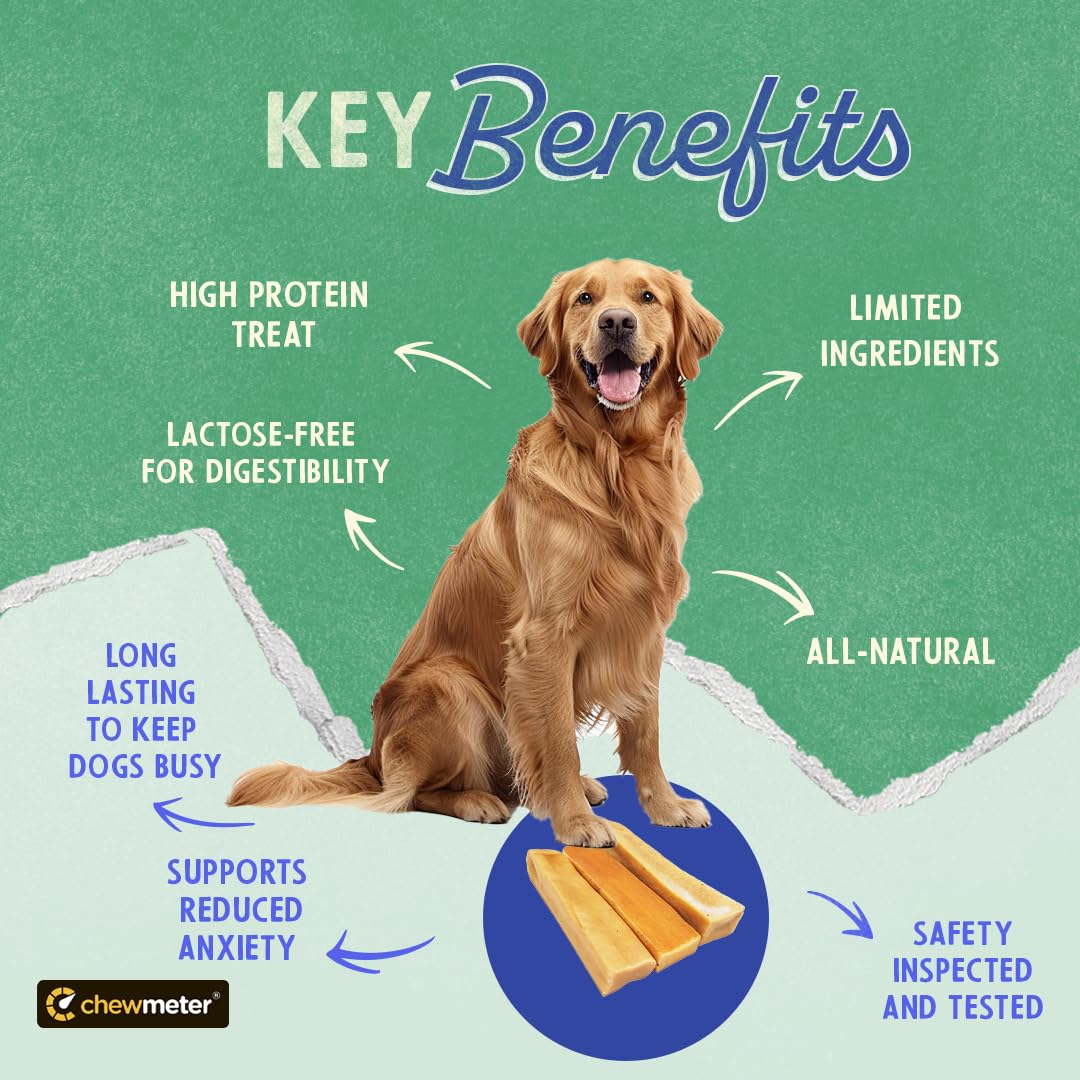 Himalayan Dog Chew Yaky Cheese closeup texture highlights natural, lactose-free ingredients.