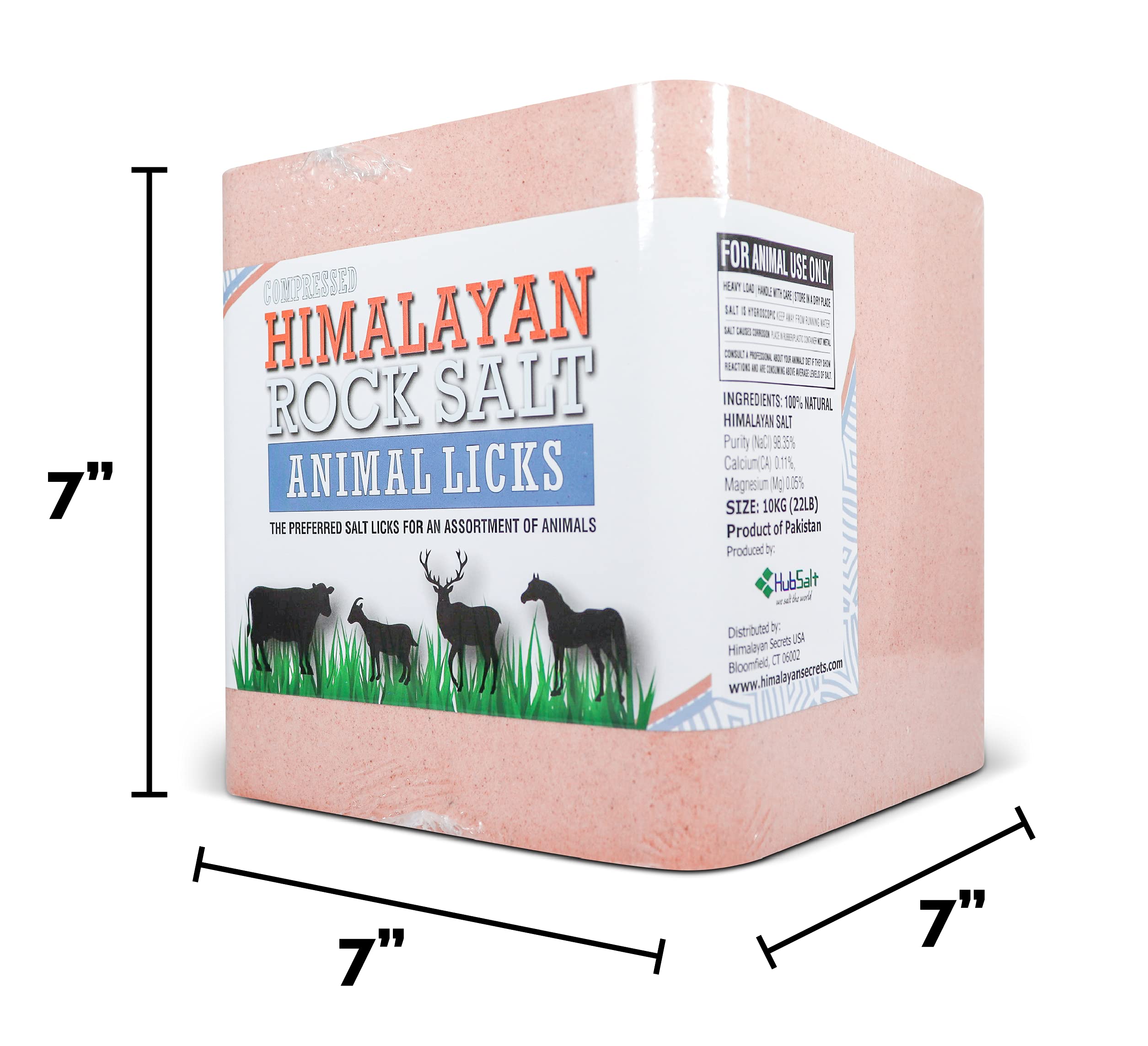 Himalayan Secrets block with mounting hole—easy installation