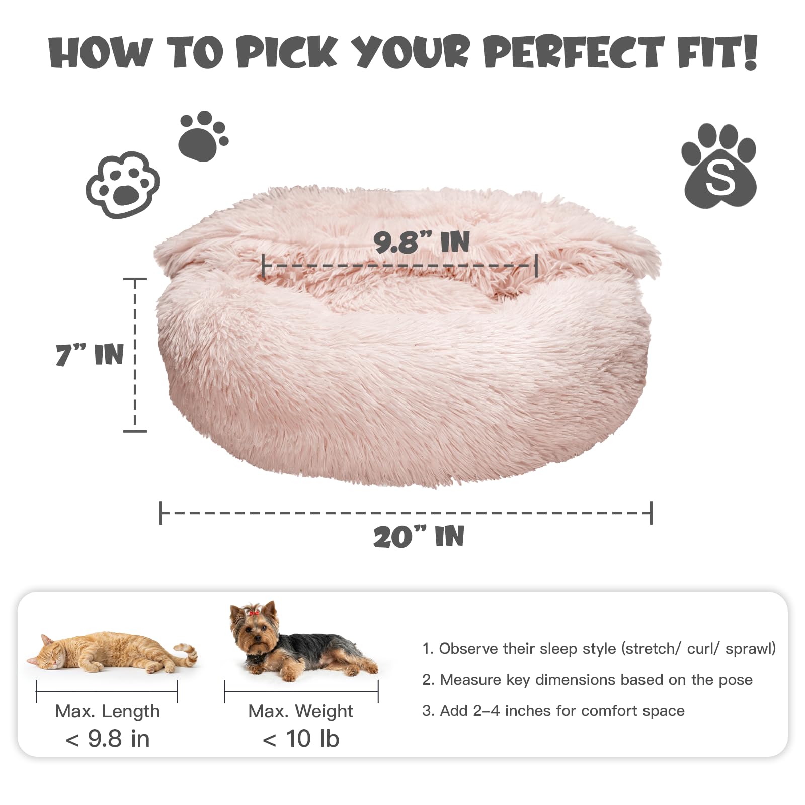 Himax bed features soft plush exterior for luxurious comfort.