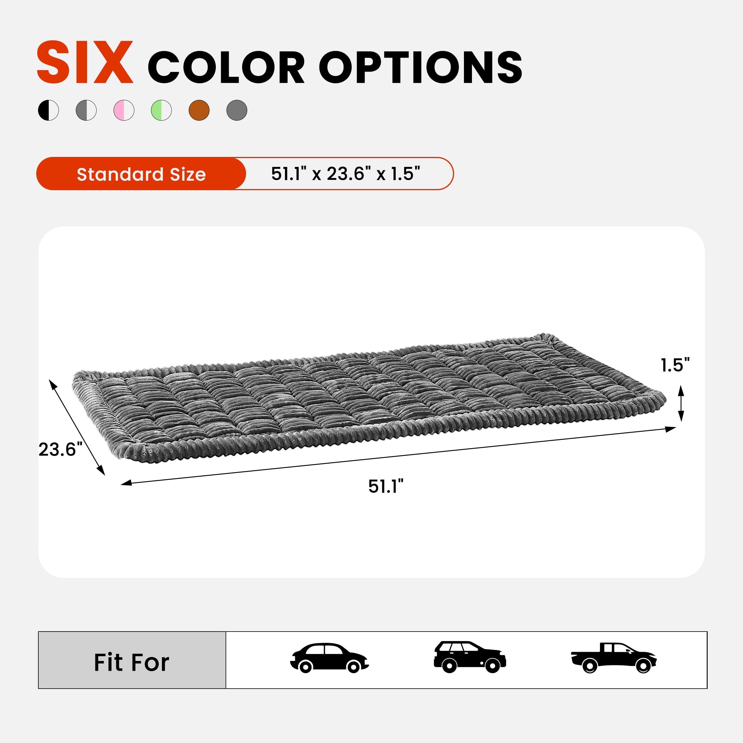 HiPetpy backseat mat dimension reference 51.1 by 23.6 inches