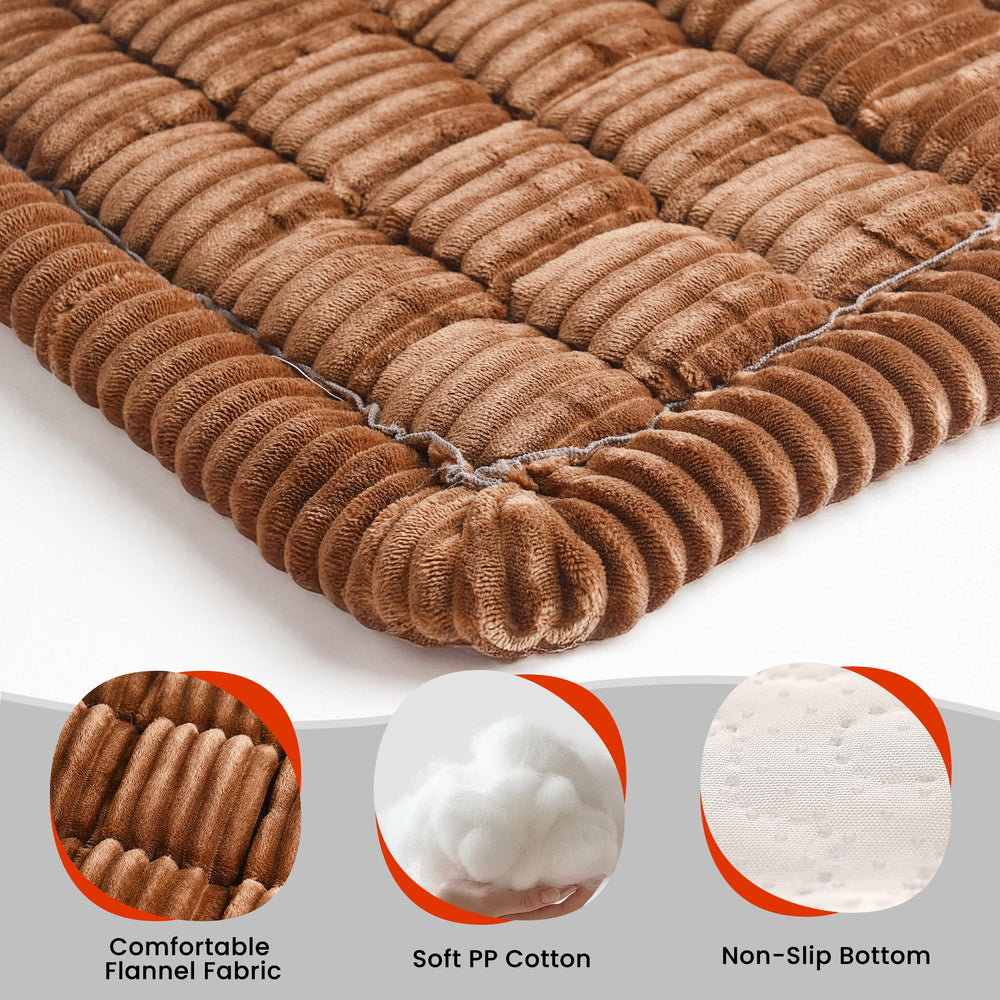 HiPetpy backseat dog bed mat has dense padding for comfortable rests.