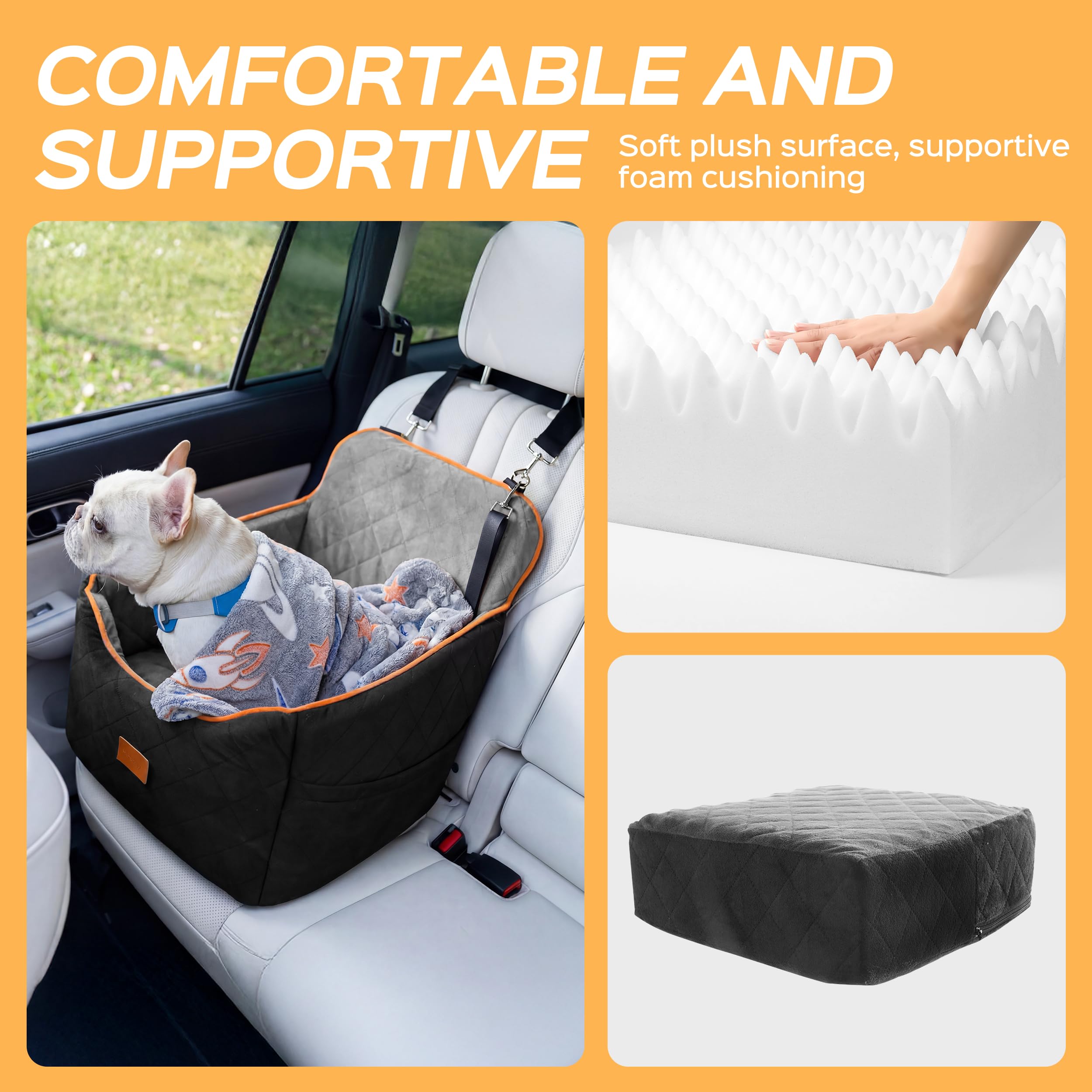 HiPetpy side-pockets keep treats and toys within easy reach.