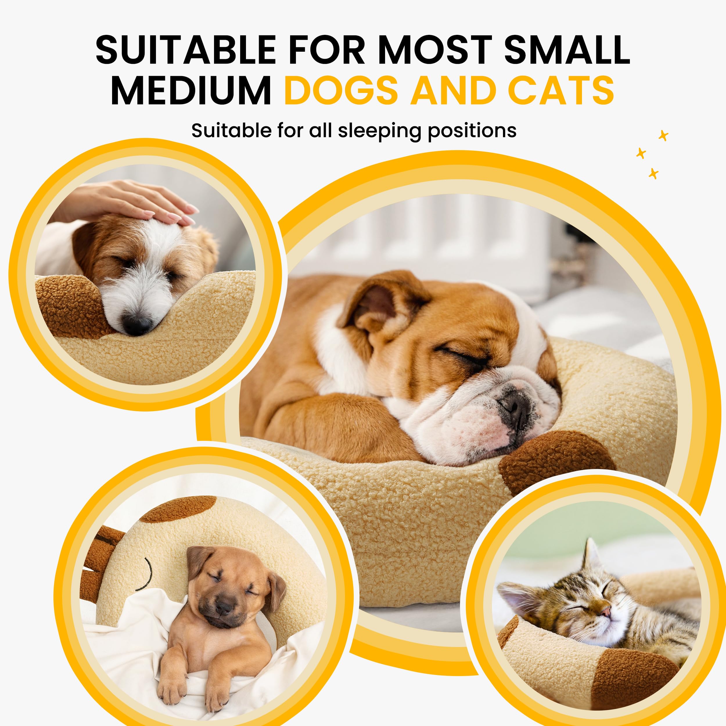 HiPetpy dog pillow ideal for medium and large dogs and cats