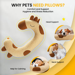 HiPetpy dog pillow neck support promotes comfortable posture during rest