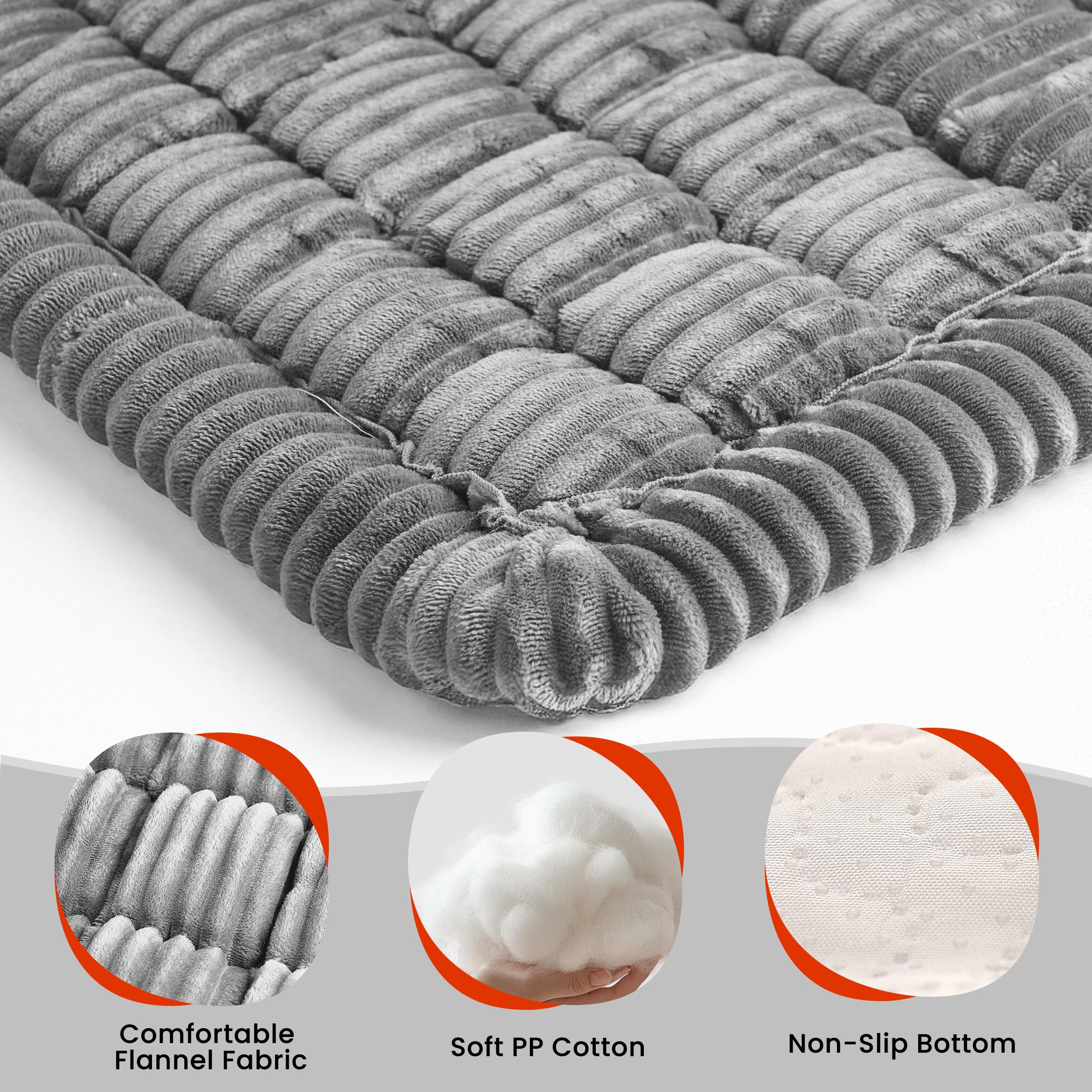 HiPetpy durable silicone-backed mat protects car seats from wear