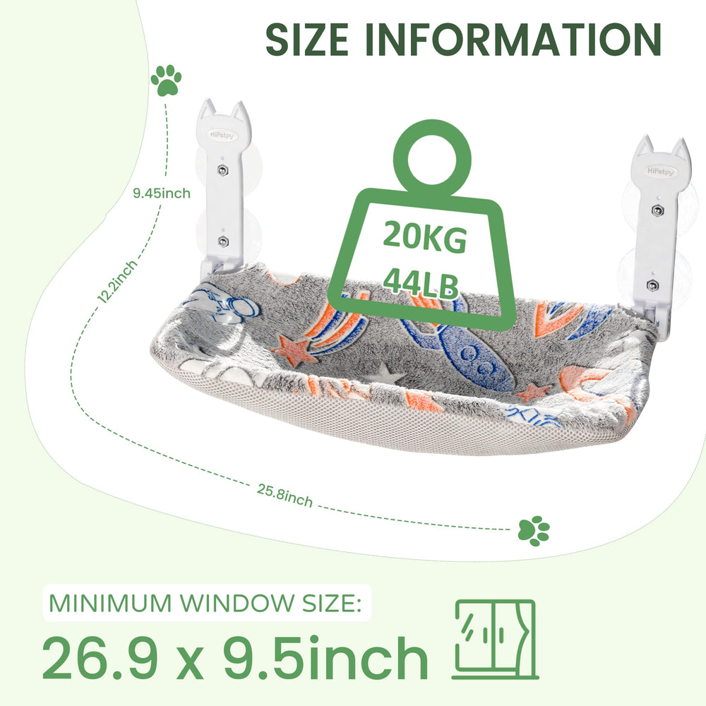 HiPetpy removable cover is machine-washable for easy cleaning.