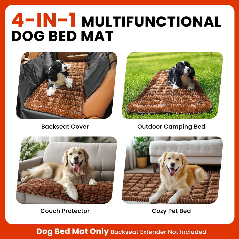 HiPetpy backseat dog bed mat is versatile as sofa cover or picnic blanket.